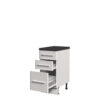 Kuhinjska spodnja omarica s tremi predali Modern R-40-3MBOX/3, 40 cm, izrez izdelka
