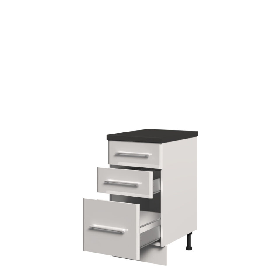 Kuhinjska spodnja omarica s tremi predali Modern R-45-3MBOX/3, 45 cm, izrez izdelka