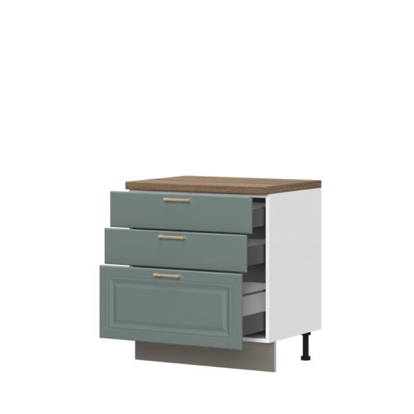 Kuhinjski donji element s tri ladice Regent R-80-3MBOX/4, 80 cm