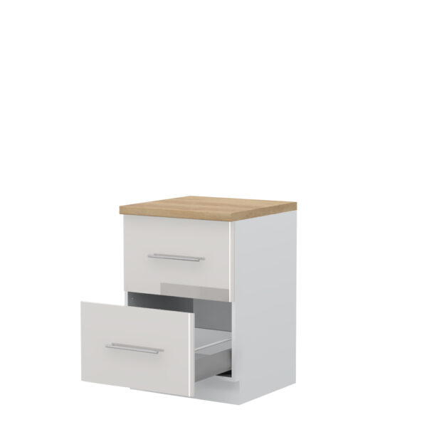 Kuhinjska spodnja omarica z dvema predaloma Modern R-60-2MBOX/3, 60 cm, izrez izdelka