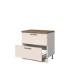 Kuhinjska spodnja omarica z dvema predaloma Opera R-90-2MBOX/4, 90 cm, izrez izdelka