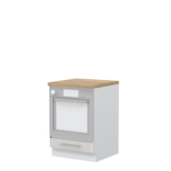 Kuhinjska spodnja omarica za vgradno pečico Modern R-60-R/3, 60 cm, izrez izdelka