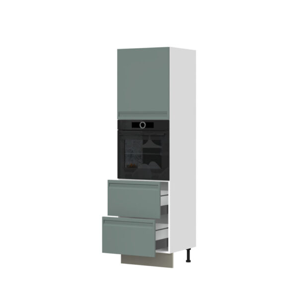 Kuhinjski visoki element za ugradnu pećnicu, s vratima i ladicama Integra K21-60-RF/7, 60 cm