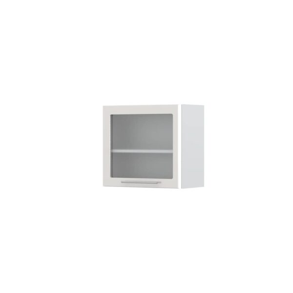 Kuhinjska zgornja viseča omarica s steklenimi vrati Modern V5-60-1KS/3, 60 cm, višina 55 cm, izrez izdelka