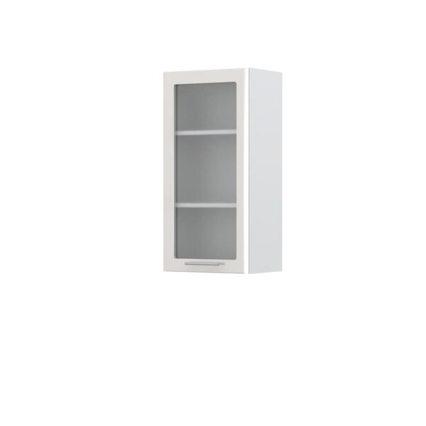 Kuhinjski gornji viseći element s staklenim vratima Modern V9-45-1KS/3, 45 cm, visina 91 cm