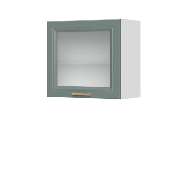 Kuhinjska zgornja viseča omarica s steklenimi vrati Regent V5-60-1KS/4, 60 cm, višina 55 cm, izrez izdelka