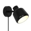 Louella | Stenska svetilka | Črna