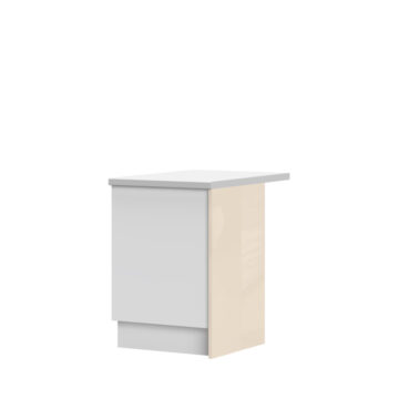 Modern: DP60-R dodatni panel za otok, 60 cm, Bež visoki sijaj