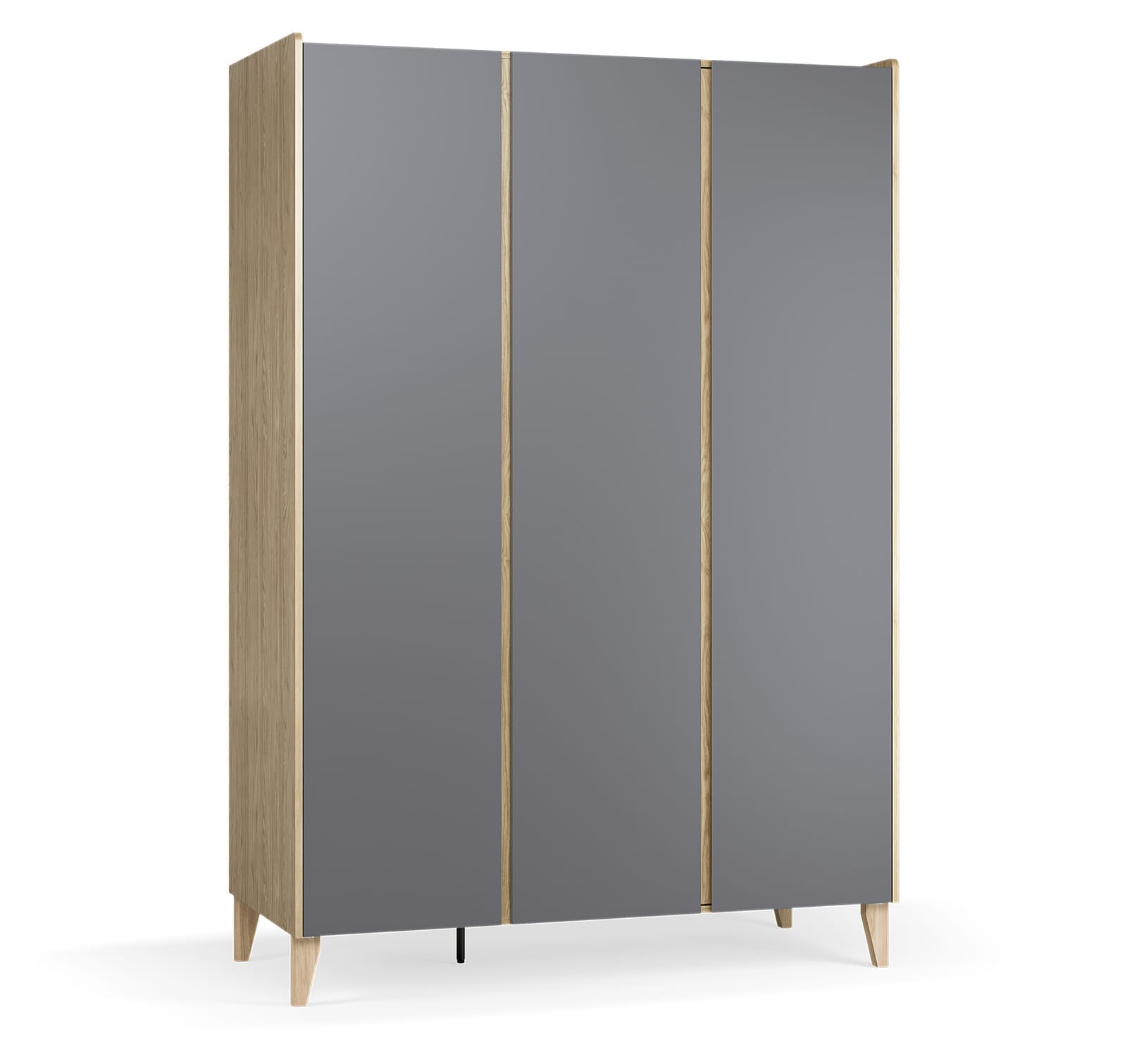 Garderobna omara Muve s tremi vrati, 139 cm