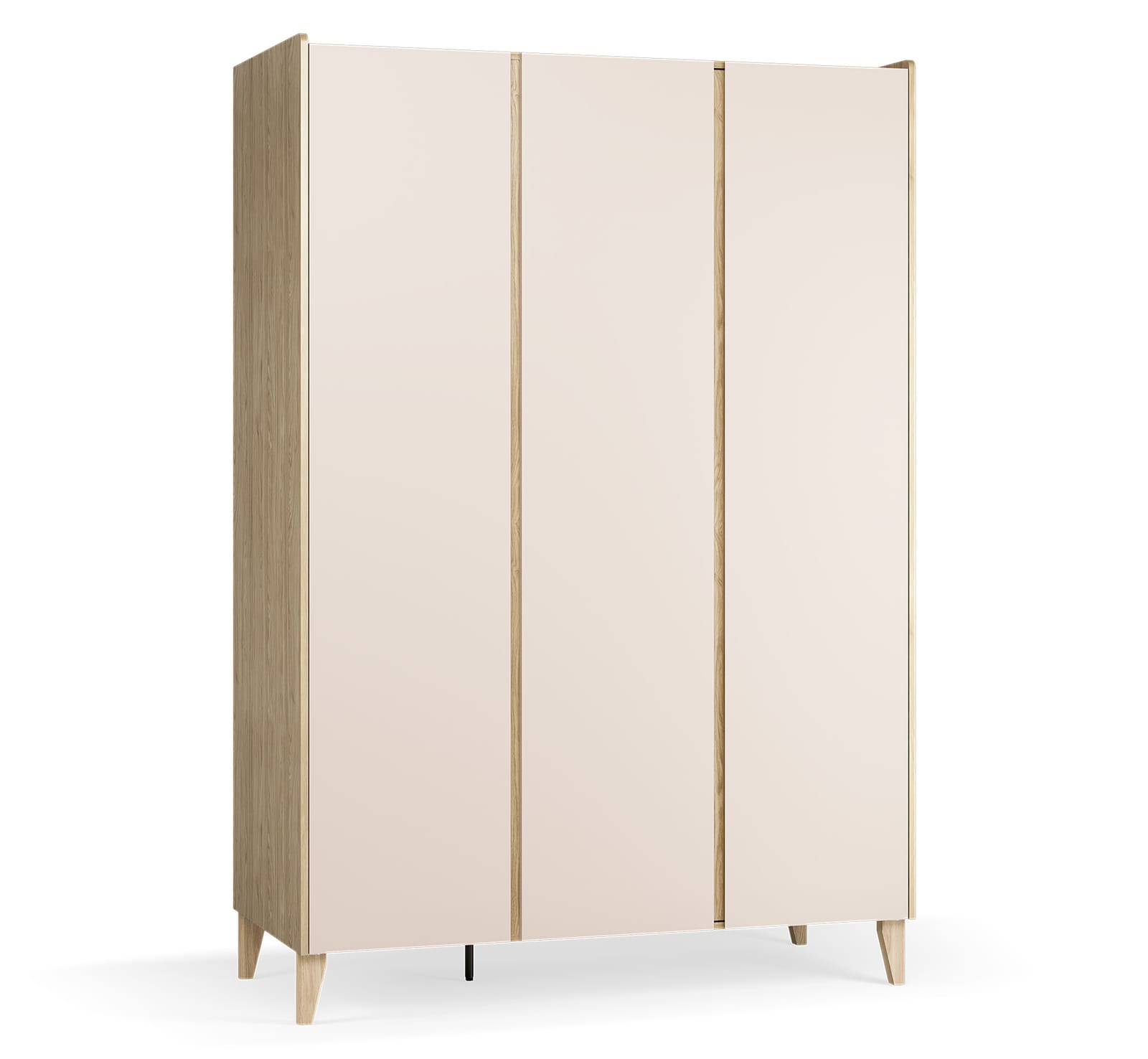 Garderobna omara Muve s tremi vrati, 139 cm
