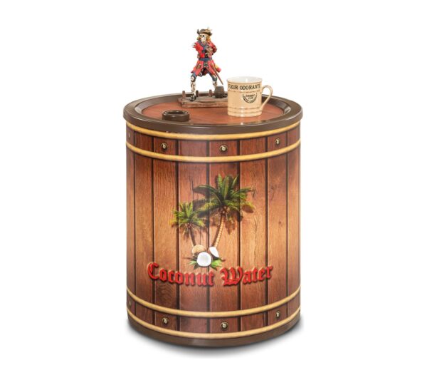Nočna omarica Pirate v obliki soda