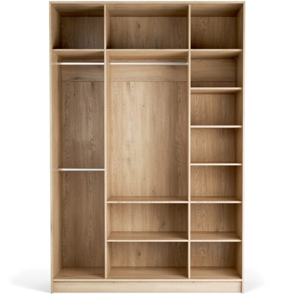 Odprta garderobna omara Stor 160 x 240 cm, notranja oprema Easy