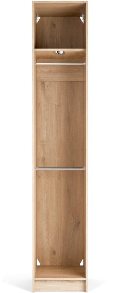 Odprta ozka garderobna omara Stor 46 x 240 cm, notranja oprema Easy