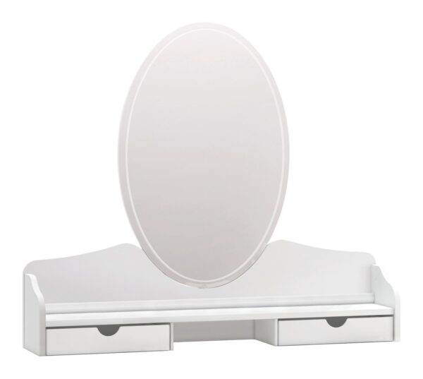 Ogledalo Rustic White, dimenzije 98 x 84 x 20 cm