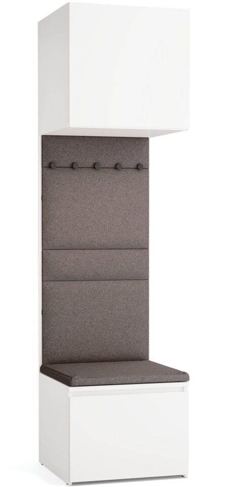 Paket Comfort grafit omare z nišo Stor 225 cm