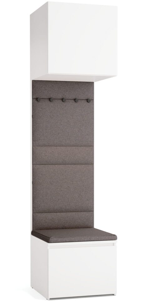 Paket Comfort grafit omare z nišo Stor 240 cm