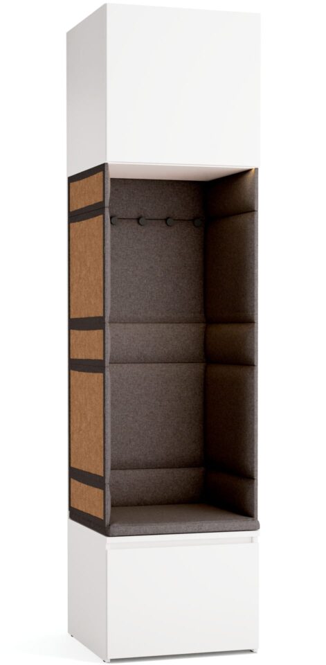Paket Maxi PLUS grafit omare z nišo Stor 240 cm