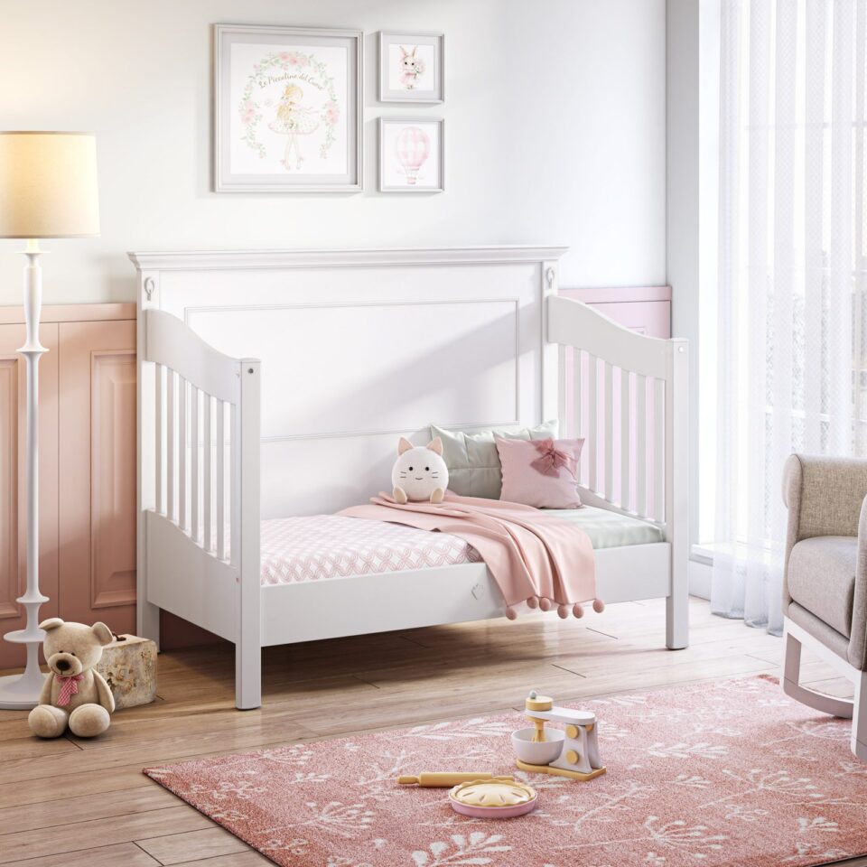 Posteljica Romantic Baby brez sprednje stranice