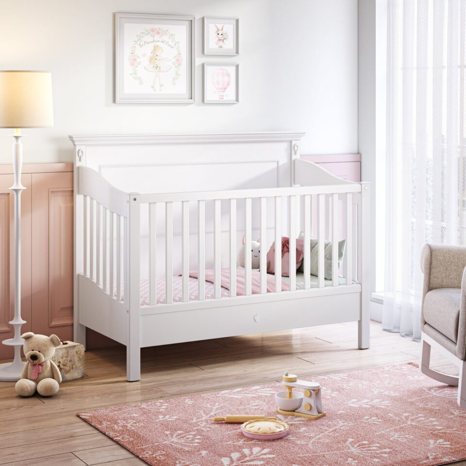 Posteljica Romantic Baby 70 x 140 cm v sobi