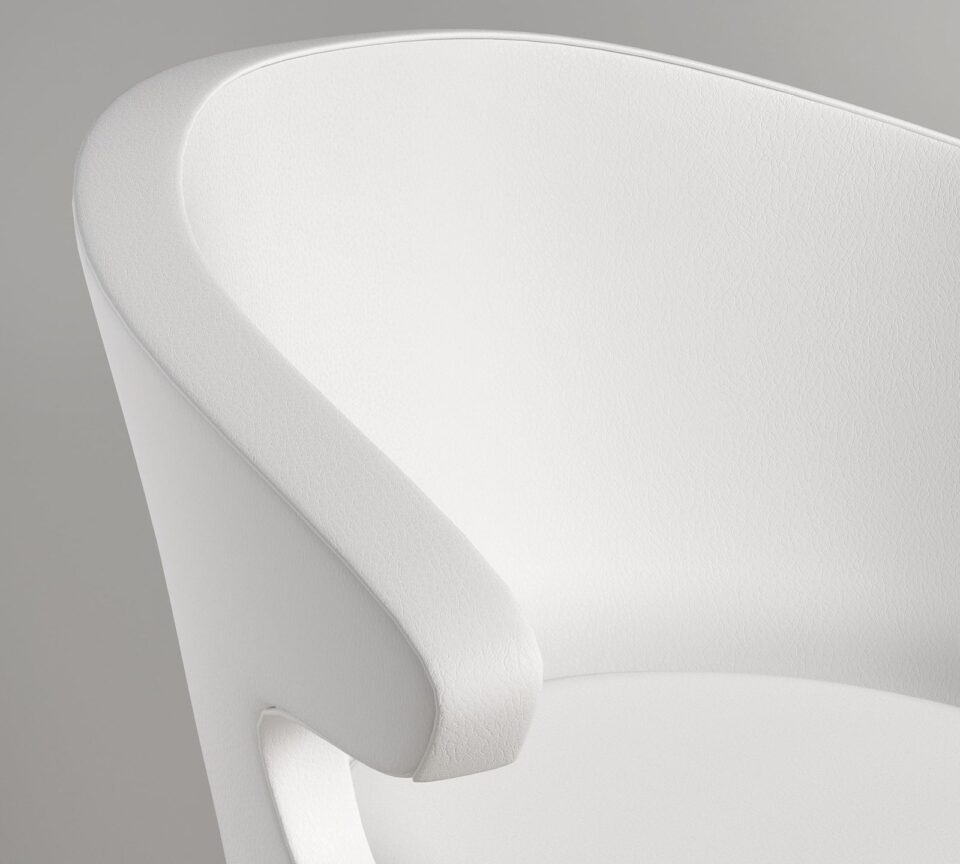 Oblazinjena školjka stola White Pearl