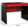 Pisalna miza Champion Racer, 108 x 76 x 66 cm