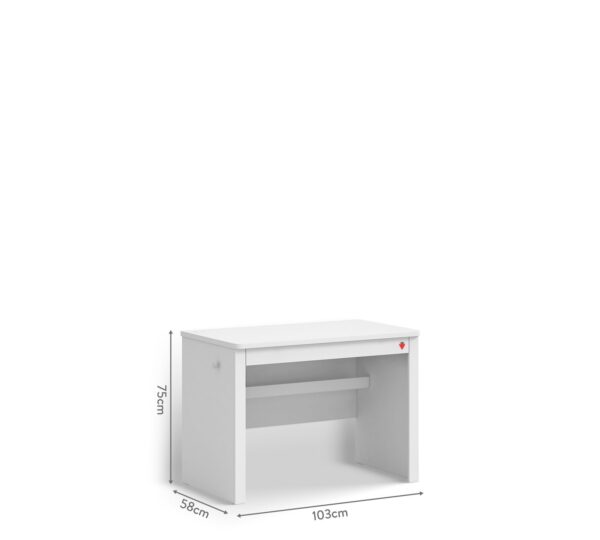 Pisalna miza White 103 x 75 x 58 cm