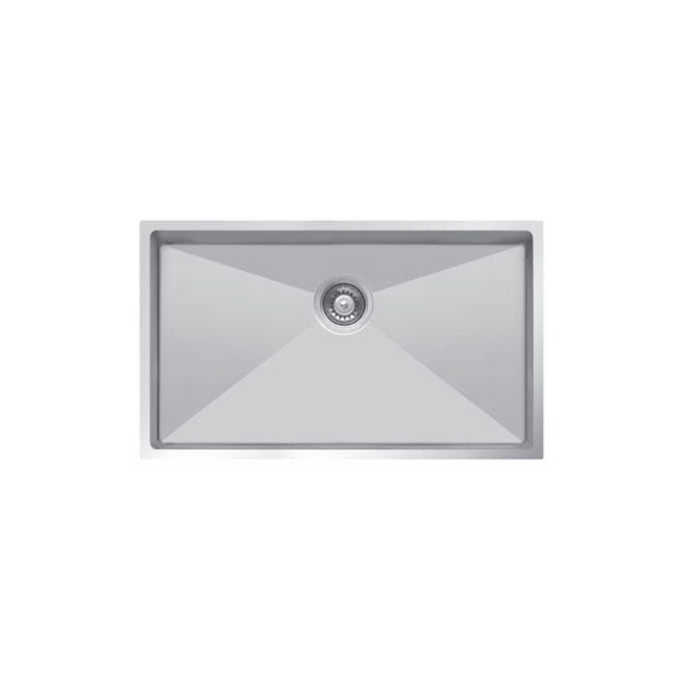 Podpultno inox korito CRUX-H70 za omarico širine 80 cm