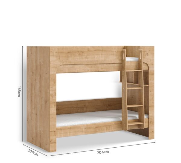 Krevet na kat Mocha Nest, 90 x 200 cm, s ladicom po izboru