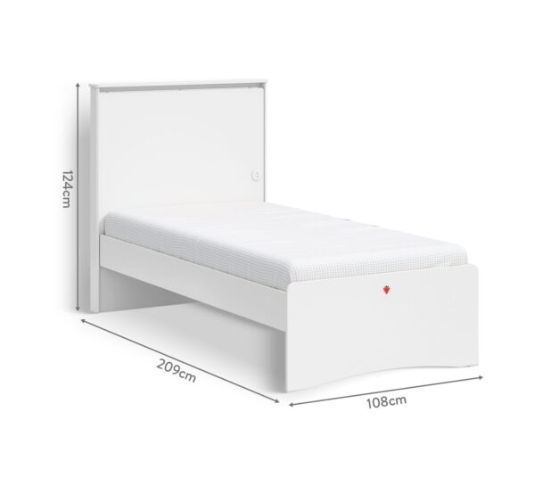 Krevet Varia White, 100 x 200 ili 120 x 200 cm