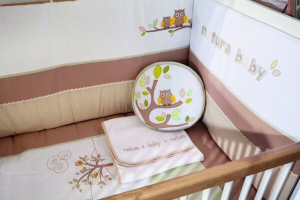Posteljnina Natura Baby 75 x 115 cm v posteljici