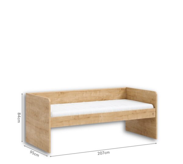 Donji krevet Mocha modular, 90 x 200 cm