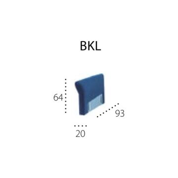 Zaobljena stranica Plato BKL, leva, 20 x 93 cm