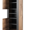 Visoka omarica Wood, hrast wotan in antracit