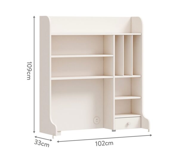 Visoka študijska enota Varia Cream, 102 x 108 x 33 cm