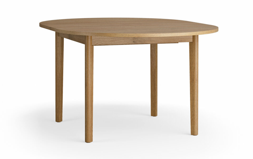 Okrogla raztegljiva jedilna miza Well, 115/160 cm
